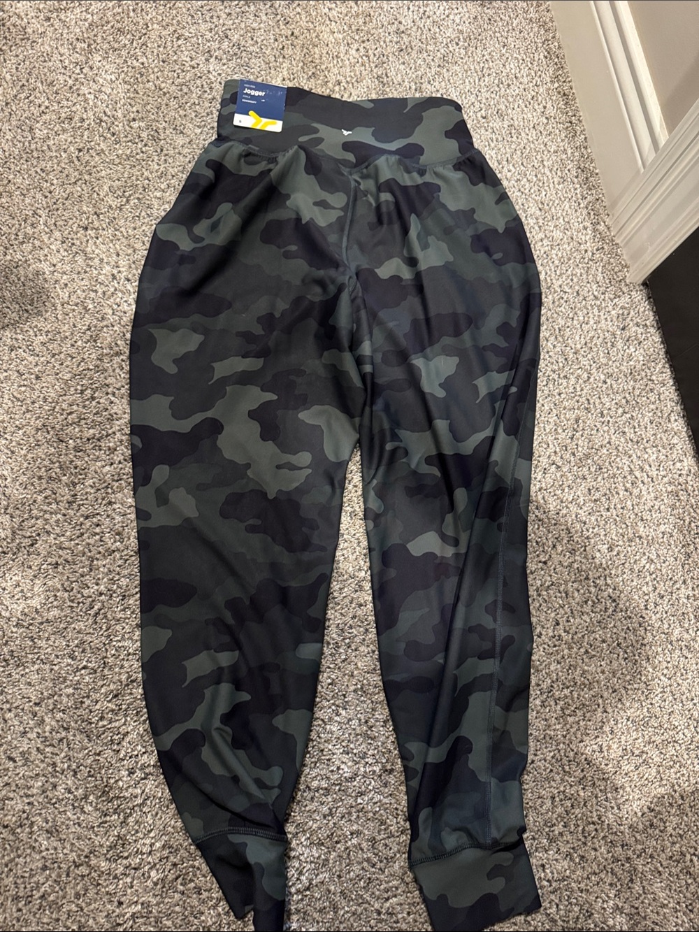 Old Navy Camouflage Jogger Pants - Gray/Green Camo